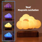 Novelty Night Light Magnetic Levitation Cloud Lamp Creativity Floating 3D Print Bulb Desk Decoration Birthday Gift