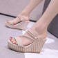 Summer New Style Sandals Slope Heel Platform Slippers Sandals And Slippers Women Shoes