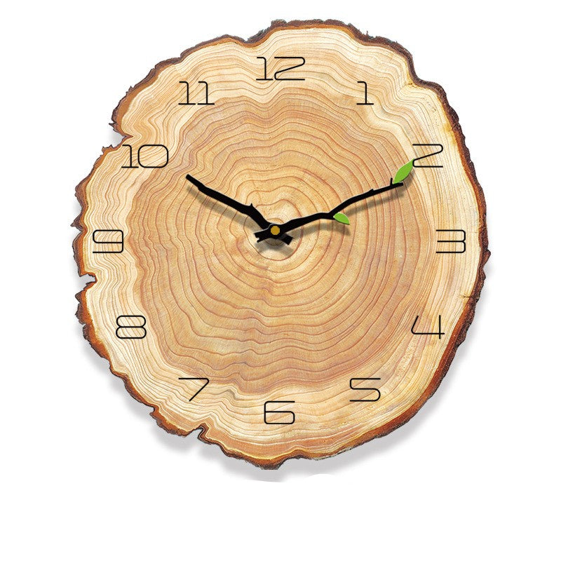 Vintage Retro Oak Wood Wall Clock