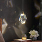 All Copper Light Luxury Crystal Chandelier Modern Minimalist Restaurant Three-Head Chandelier