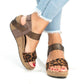 Eomen's Sandals Women Wedge Sandals Big Size 43