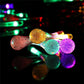 LED Outdoor Water Drops Solar Lamp String Lights LED Fairy Holiday Christmas Party Garland Garden Waterproof