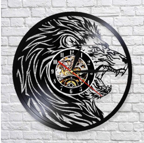 Back Lit Nostalgic Wall Clock Wall Clock