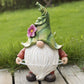 Garden Dwarf Statue-Resin Dwarf Statue Solar Led Lights Resin Crafts Outdoor Decoration Garden Lights Sculpture Ornaments