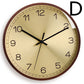 Solid Wood Antique Gold Vintage Wall Clock