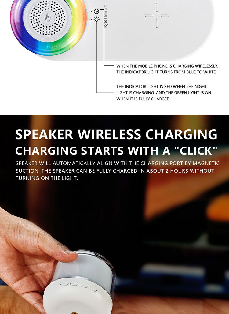 3 In 1 Intelligent Touch Wireless Charger