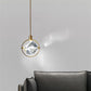 Modern Minimalist Restaurant Bar Crystal Chandelier