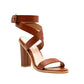 Plus-size sandals for women with chunky heels