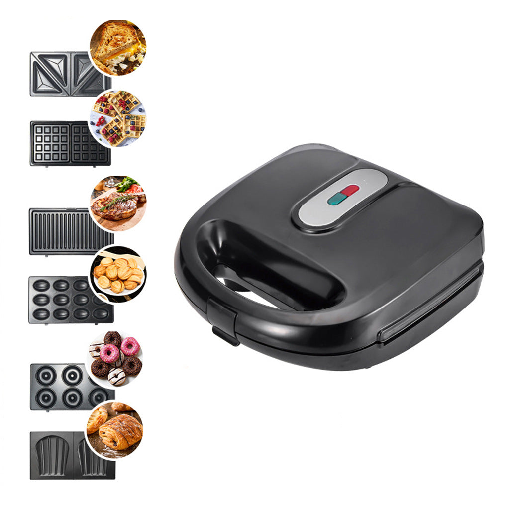 6-in-1 Waffle Maker EU Plug Sandwich Maker Grill