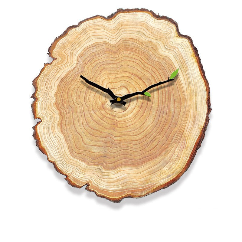 Vintage Retro Oak Wood Wall Clock