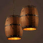 Creative Personality Wooden Barrel Bar Chandelier