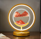 New Contemporary Symmetrical Quicksand Art Table Lamp