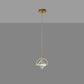 Modern Minimalist Restaurant Bar Crystal Chandelier