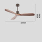 Modern Simple Living Room Ceiling Fan Lamp