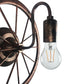 Retro Wheel Wall Lamp Industrial Style Personality American