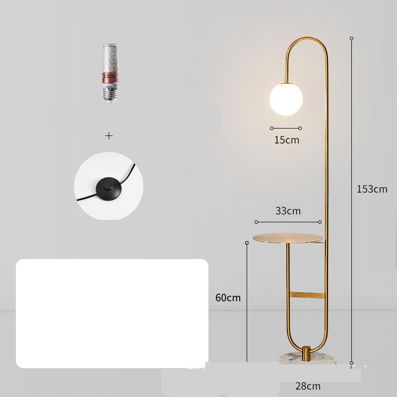 One Piece Minimalist Bedroom Bedside Lamp