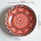 7 Inch Underglaze Printed Japanese Ceramic Plate