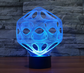 Abstract 3D Light 7 Color Touch Controlled LED Visual Lamp Gift Atmosphere Desk Lamp.