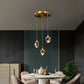 Nordic Restaurant Full Copper Crystal Chandelier