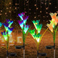 Solar Lily Flower Lights LED Solar Garden Light Lawn Light Landscape Light Waterproof Flower Light