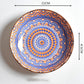 7 Inch Underglaze Printed Japanese Ceramic Plate