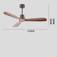 Modern Simple Living Room Ceiling Fan Lamp