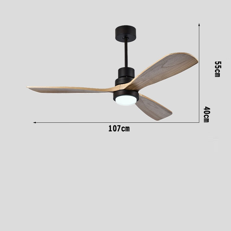 Modern Simple Living Room Ceiling Fan Lamp