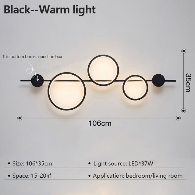 Indoor Modern Minimalist Creative Wall Lamp