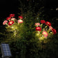 7-head Solar Snow Lotus Festive Lantern Outdoor Simulation