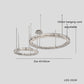 Light Luxury Style Crystal Chandelier Modern Simple Led