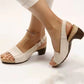 Ankle Strap Sandals Summer Low Heel Peep Toe Shoes Women