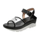 Women Sandals Summmer Buckle Shoes With PVC Transparent Design