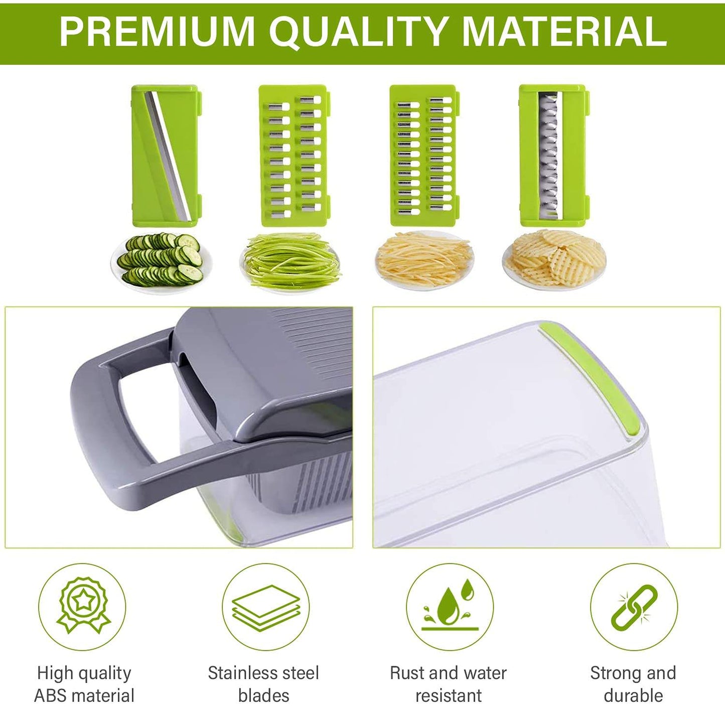 12 In 1 Manual Vegetable Chopper Vegetable Slicer