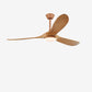 Industrial Solid Wood Leaf Of Fan With Light Restaurant