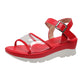 Women Sandals Summmer Buckle Shoes With PVC Transparent Design