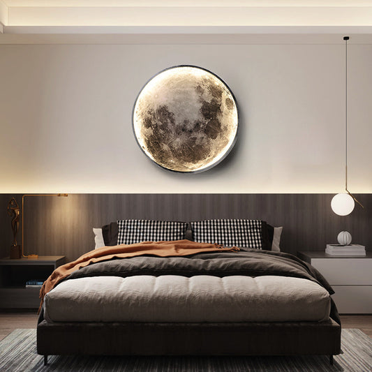 Moon Wall Lamp Bedroom Bedside Lamp Modern