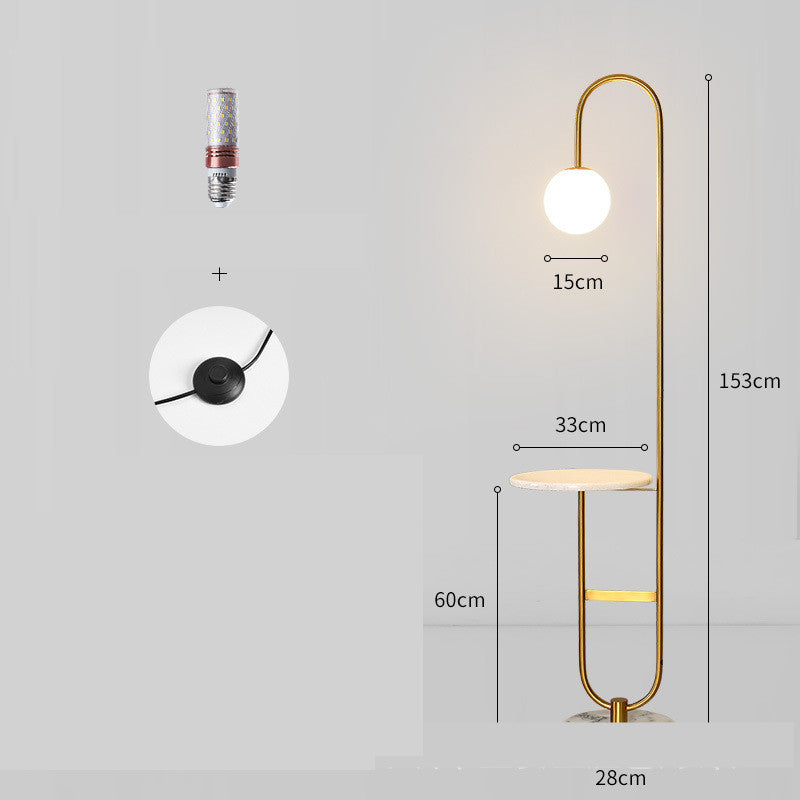 One Piece Minimalist Bedroom Bedside Lamp