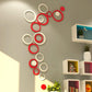 Wooden 3D Round Creative Stereo Wall Sticker | Decor Gifts and More