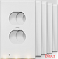 Durable Convenient Outlet Cover Duplex Wall Plate Led | Decor Gifts and More