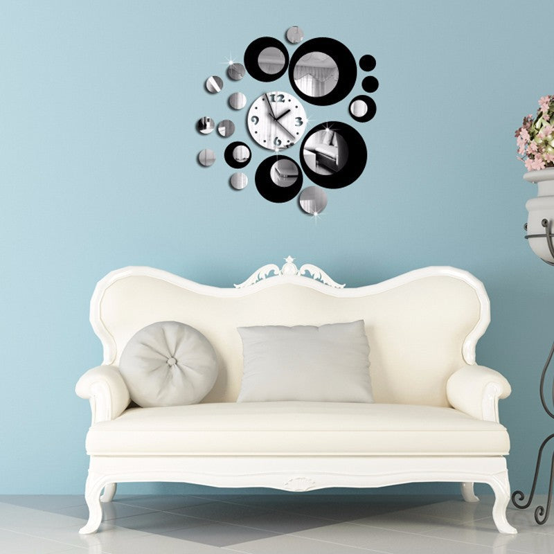 3D Acrylic Digital Mirror Wall Sticker Wall Clock | Decor Gifts and More