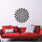 Geometric illusion lotus art wall sticker