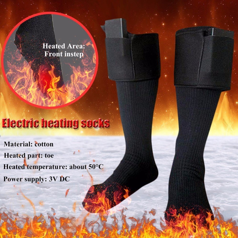 Outdoor Cold Weather Electric Heated Socks | Decor Gifts and More