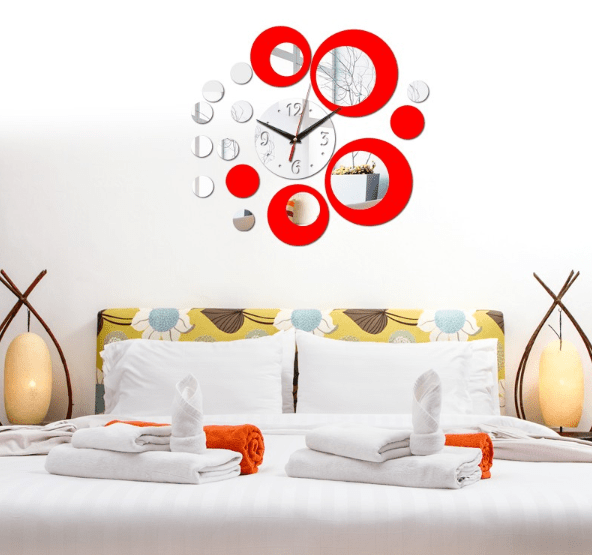 3D Acrylic Digital Mirror Wall Sticker Wall Clock | Decor Gifts and More