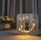 LED Night Lights Guitar Saxophone Violin Music Note 3D Lamp USB Power Wood Carving Table Lamp Decorative Lamps For Living Room Room | Decor Gifts and More