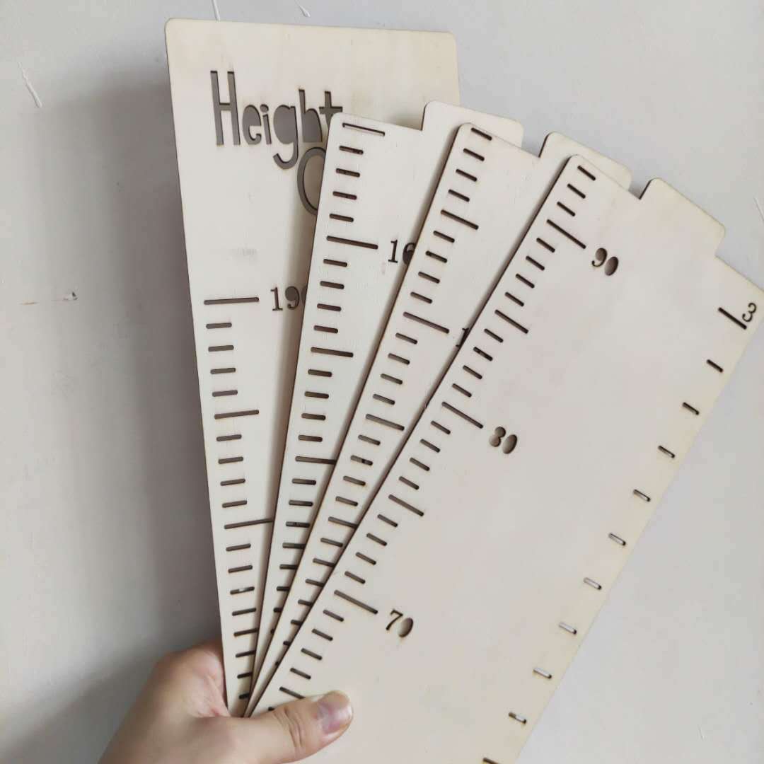 Nordic Style Wooden Children's Height Ruler Wall Sticker | Decor Gifts and More