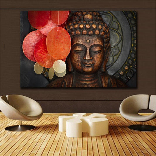 Hd Inkjet Oil Painting Hotel Home Decoration Hanging Painting Canvas Painting Core Single Buddha Aliexpress Ebay Amazon | Decor Gifts and More