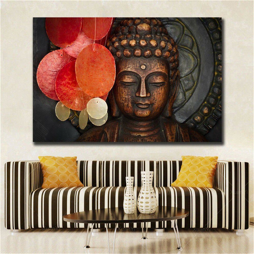 Hd Inkjet Oil Painting Hotel Home Decoration Hanging Painting Canvas Painting Core Single Buddha Aliexpress Ebay Amazon | Decor Gifts and More