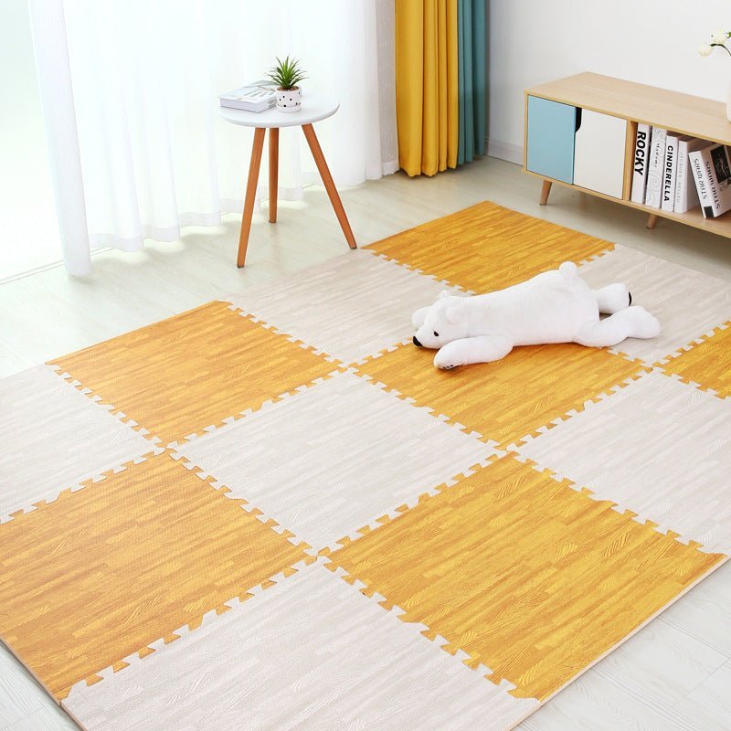 Foam Floor Mat Bedroom Splicing Mat Floor Mat Thickening Creeping Mat Wood Grain Puzzle Carpet | Decor Gifts and More