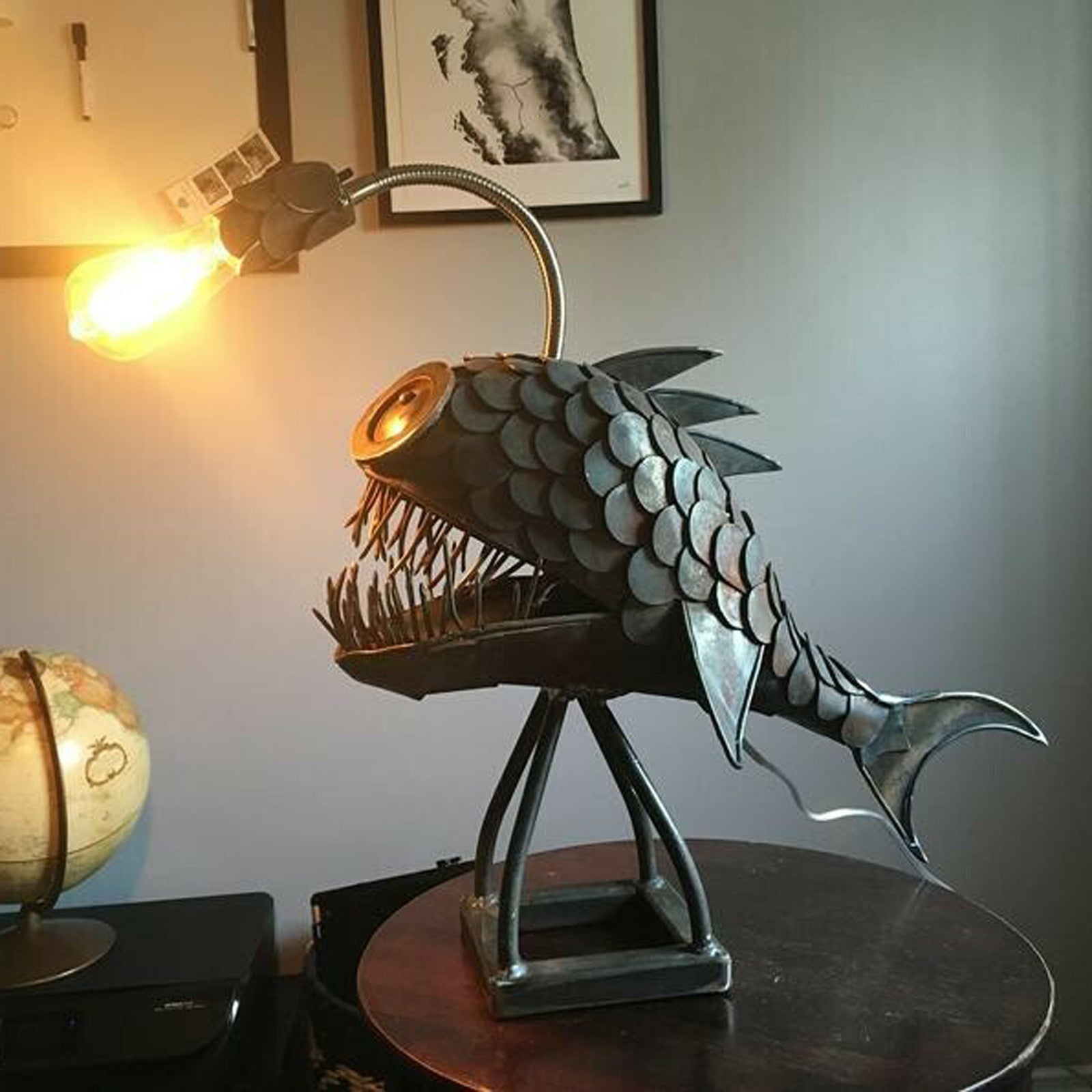 Anglerfish Lamp Floor-standing Retro Art Table Lamp | Decor Gifts and More