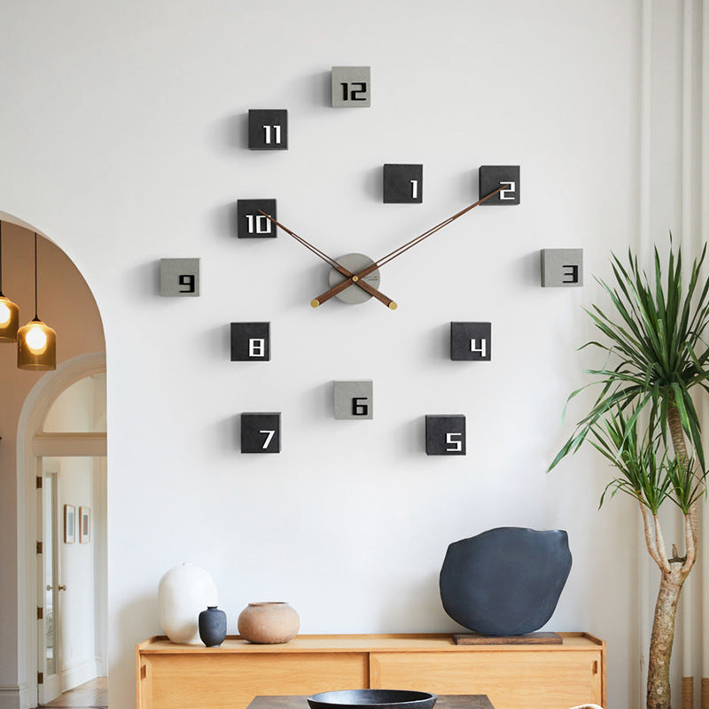 Living Room Clock Hanging Wall Decoration Background Wall | Decor Gifts and More